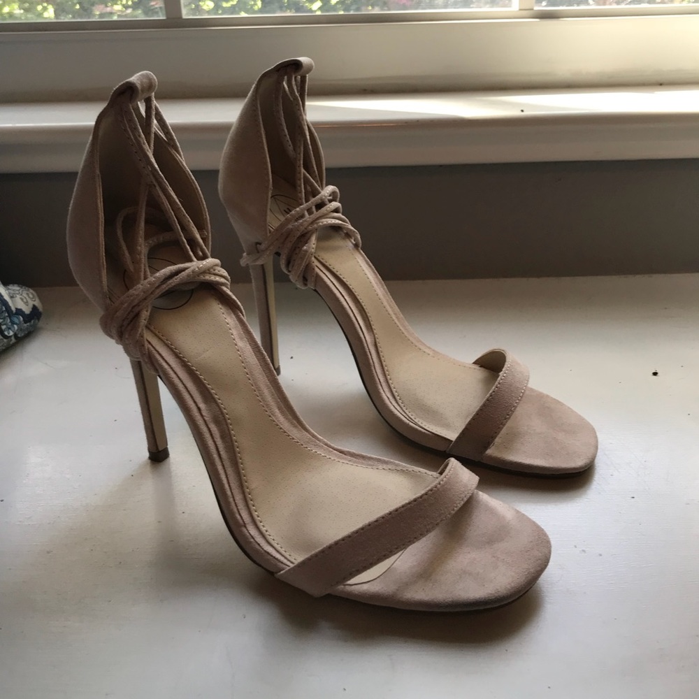 missguided lace up heels